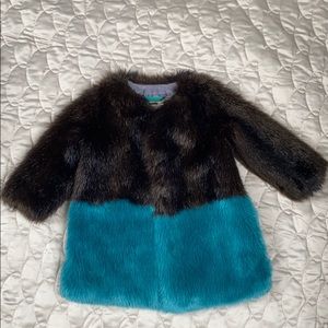 Crewcuts Collection Sample fur coat girl 4/5